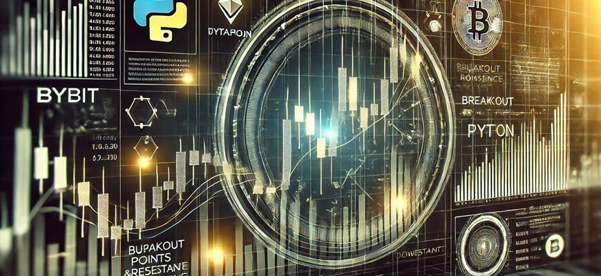 Пробой поддержки и сопротивления на Bybit с Python