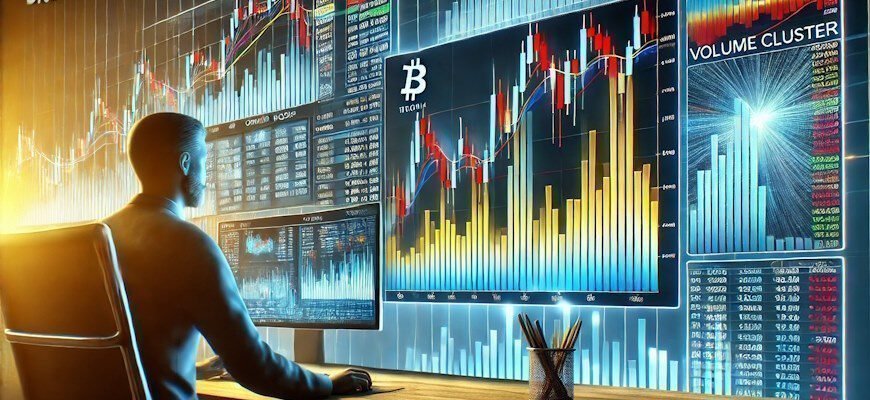 Алгоритм кластерного анализа объёма на Bybit