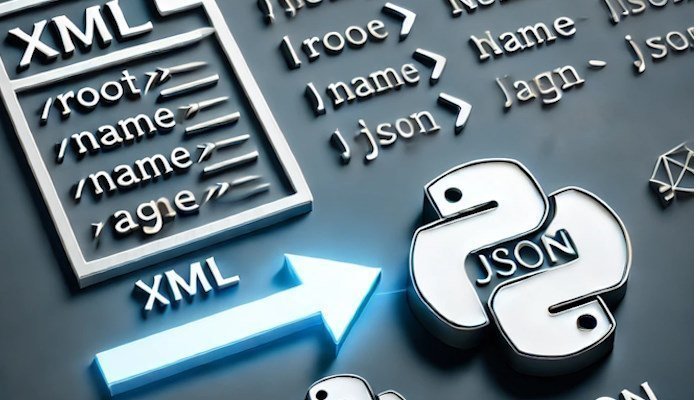 Как в python конвертировать XML в JSON