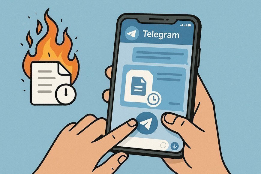 Как отправляют самоуничтожающиеся файлы в Telegram?