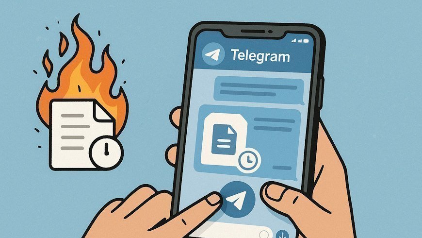 Как отправляют самоуничтожающиеся файлы в Telegram?