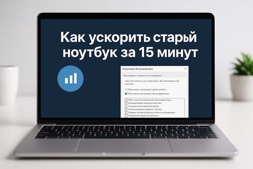 Как ускорить старый ноутбук за 15 минут: пошаговое руководство